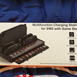 Nintendo Switch 2 Charging Dock Station For Controllers 