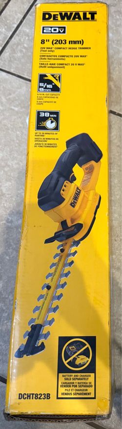 ❇️❇️🔥 Top Rated DEWALT 20V MAX 8 in. Compact Cordless Battery Powered Hedge Trimmer (Tool-Only)
