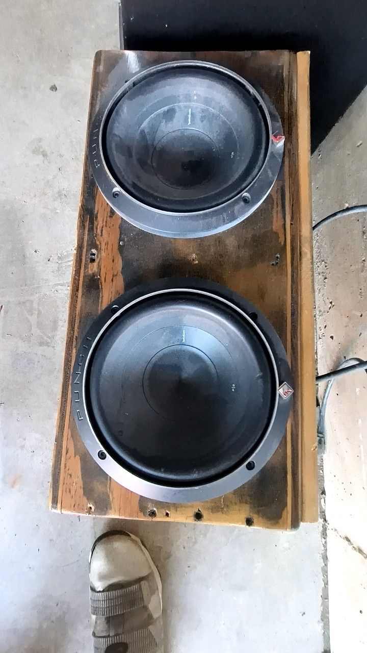 Rockford Fosqate P-2 8inch Subs