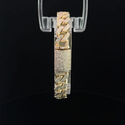 10K Yellow Gold Cuban Bracelet 