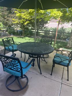 Wrought Iron Patio Set