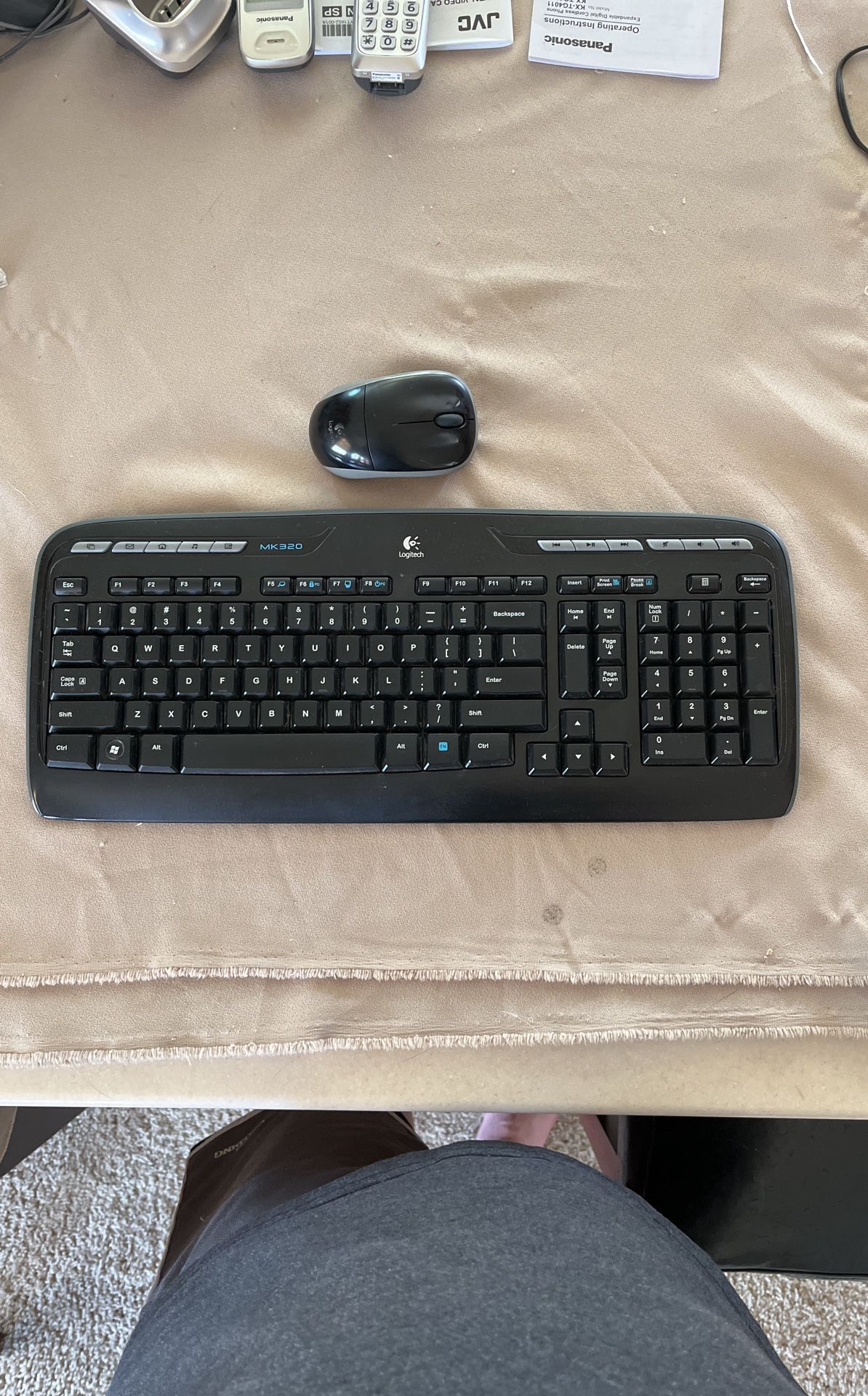 Logitech MK320 Cordless Keyboard Mouse Combo
