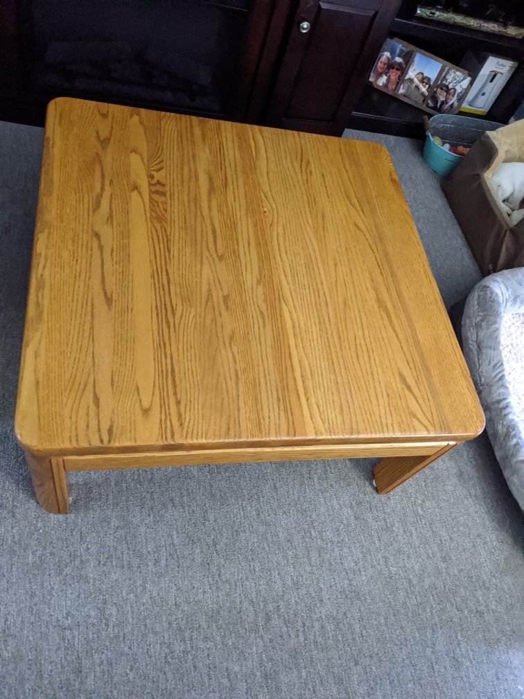 Coffee table and two end tables