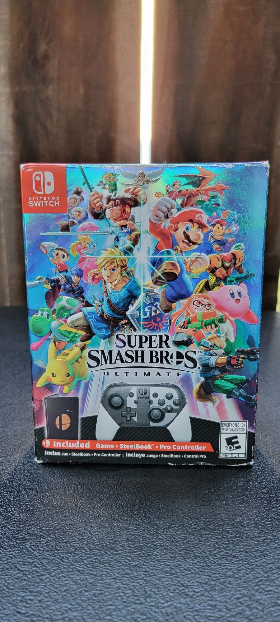 Super Smash Bros Ultimate LIMITED Special Edition BUNDLE with Pro Controller Steelbook Game New Not Opened