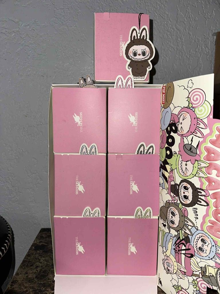 Exciting Macaron Labubu Complete Set + SECRET RARE Chestnut Cocoa