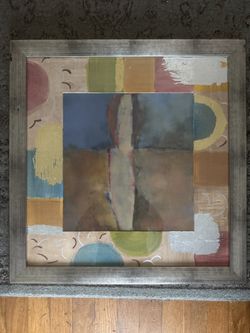 Modern Abstract Framed Artwork