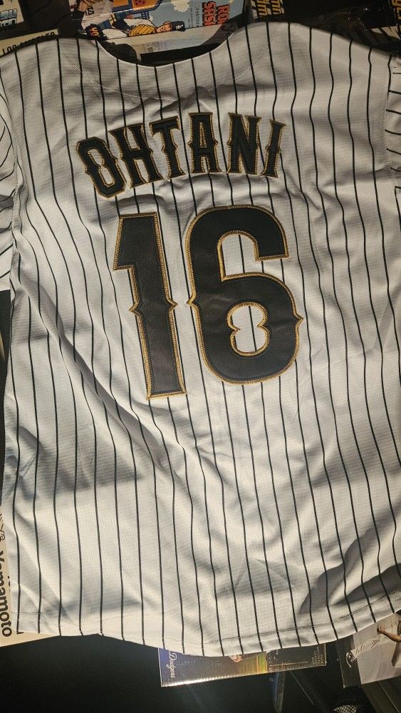 Ohtani Japan Gold & Black Jerseys