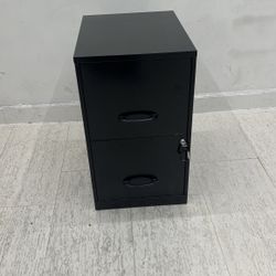 Black Metal file Cabinet 