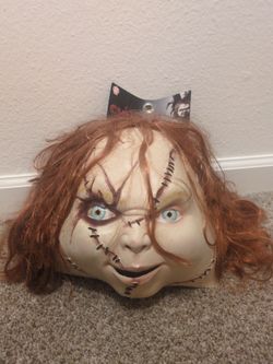 Chucky Halloween Costume Mask with Tag