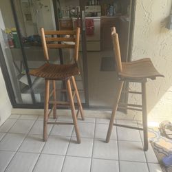 Wooden Bar Stools