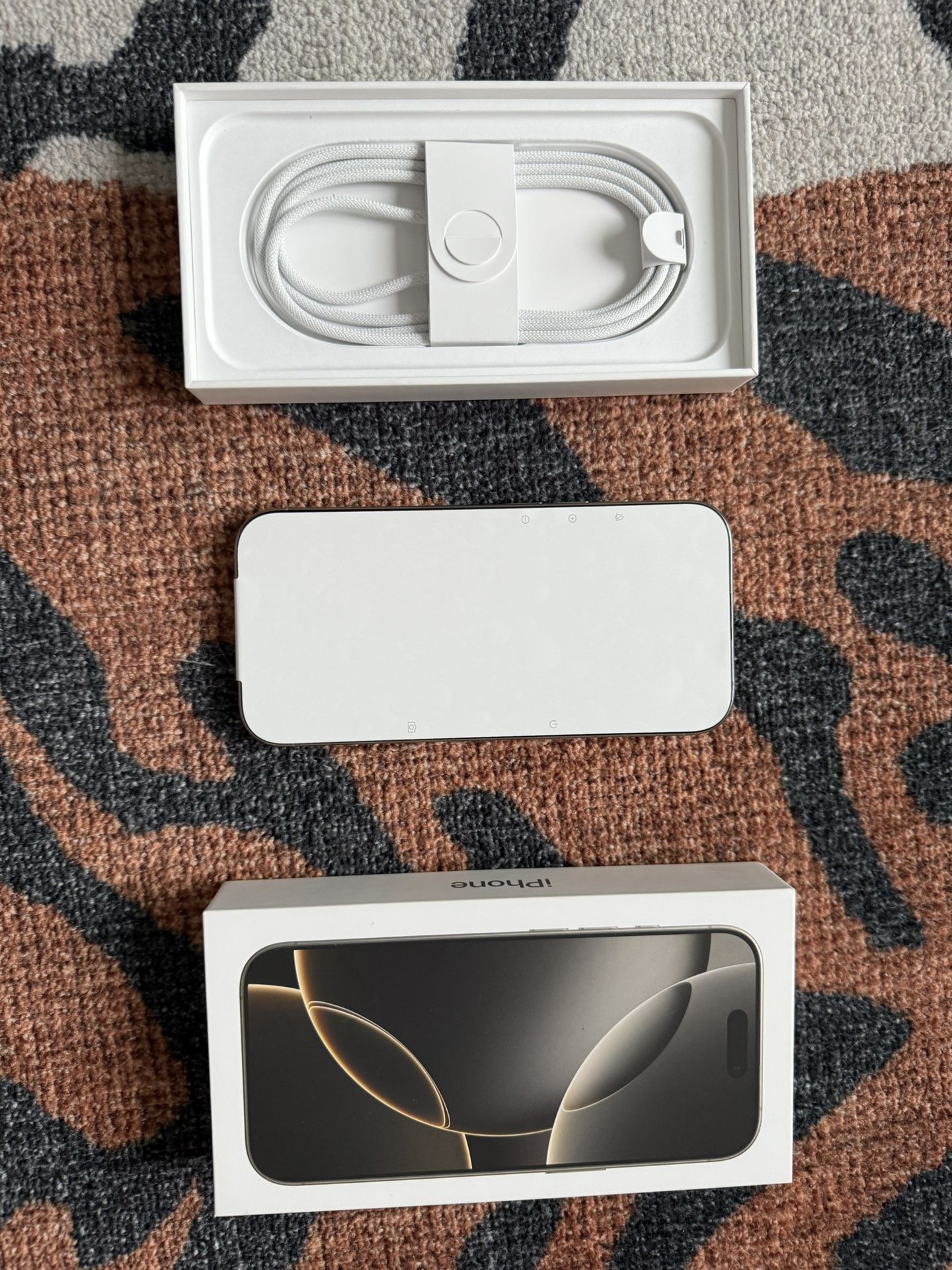 iPhone 16pro 128gb Unlocked New Open Box Warranty Till 28th March 2026