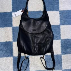 American Leather Co. Real Leather Backpack Purse