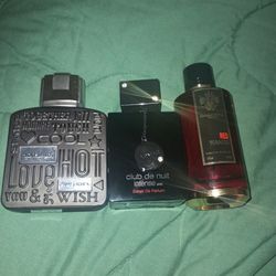 Cologne Perfume Fragrance   (3) Bundle