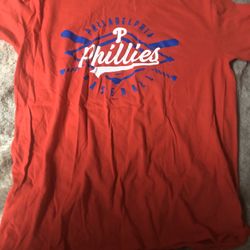 Original Official Major League Baseball Philadelphia Phillies Tee-Shirt, Adult Size Large