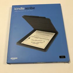 Kindle Scribe  Leather Cover - Black