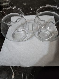 New 2 Glass Vase