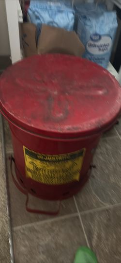 Justrite Oily Waste Can