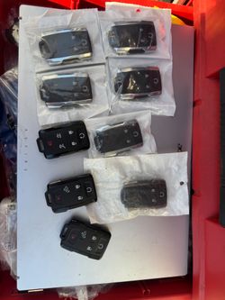 Car keys and fobs