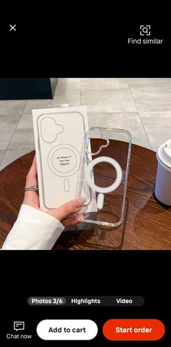 Iphone pro max clear magnetic case