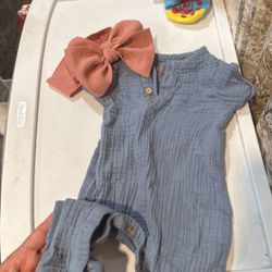 Baby Girl Outfit Romper 6-9