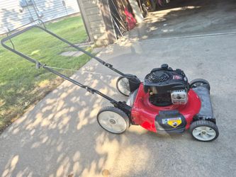 YARDMACHINES HIGH WHEEL PUSH MOWER, LAWNMOWER