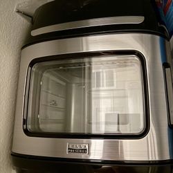 BELLA PRO SERIES XL 12.6-qt. Touchscreen Air Fryer Oven + Rotisserie (Stainless Steel)