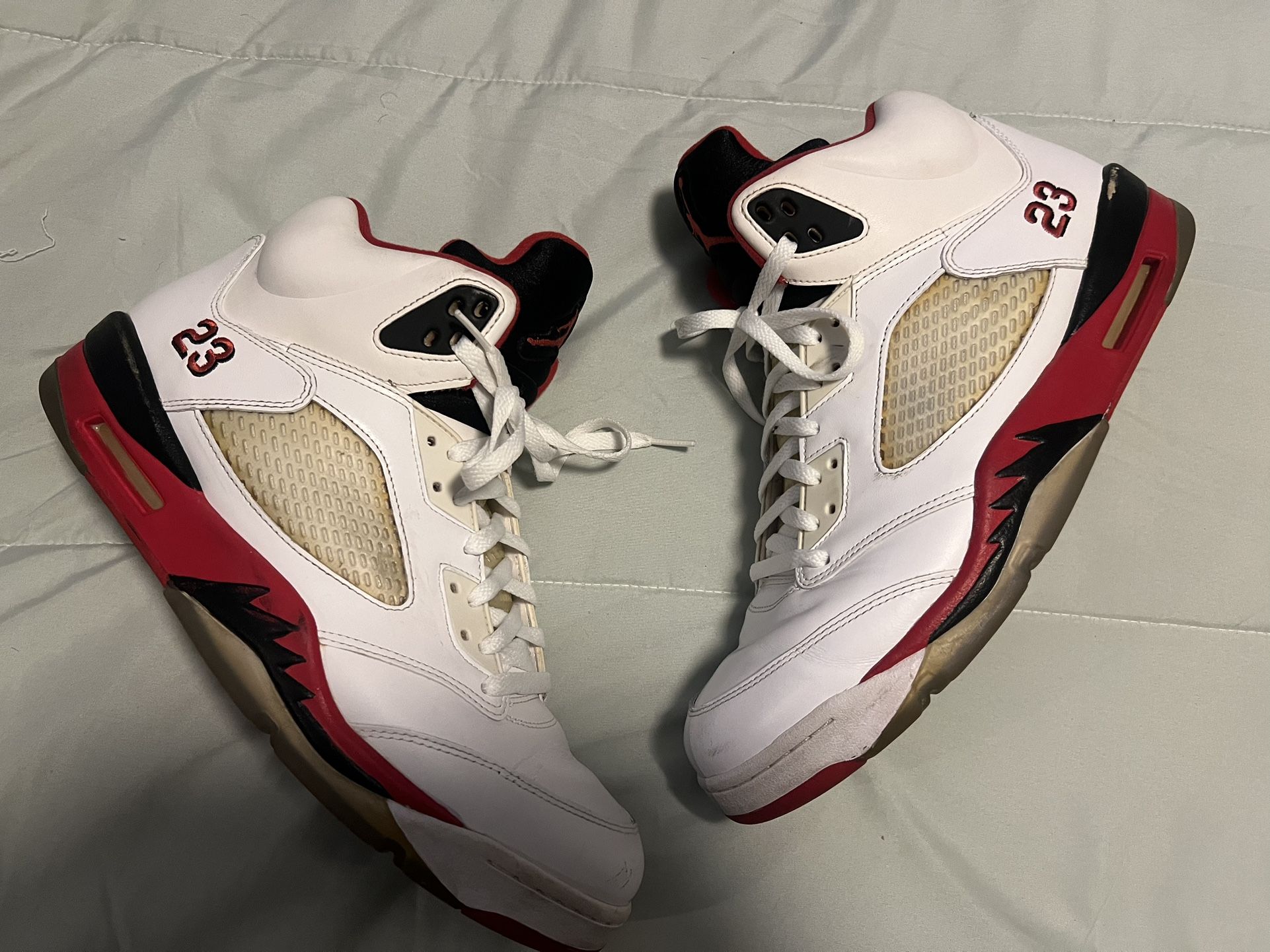 2013 Fire Red 5s Size 13