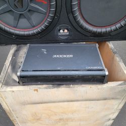 UN AMPLIFIER KICKER Y BOCINA 