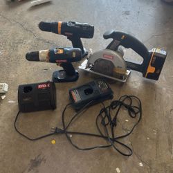 Ryobi Battery Operated Power Tools