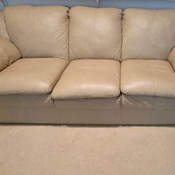 Leather Soda/Couch