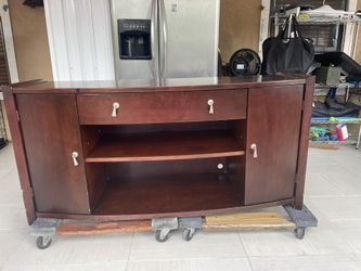 Traditional Wood TV Stand