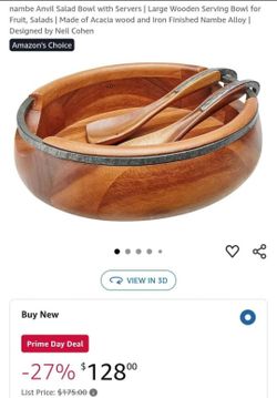 Salad Bowl With Servers 