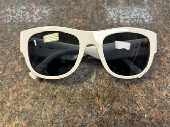 Versace white sunglasses