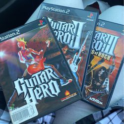 Guitar Hero 1-3 PS2 Game