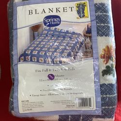 72 Inch x 90 Inch Twin/Full Size Blanket 