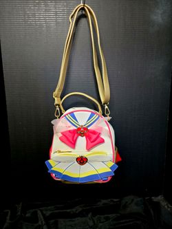 BoxLunch exclusive Loungefly  backpack reversible Super Sailor Moon Tuxedo Mask