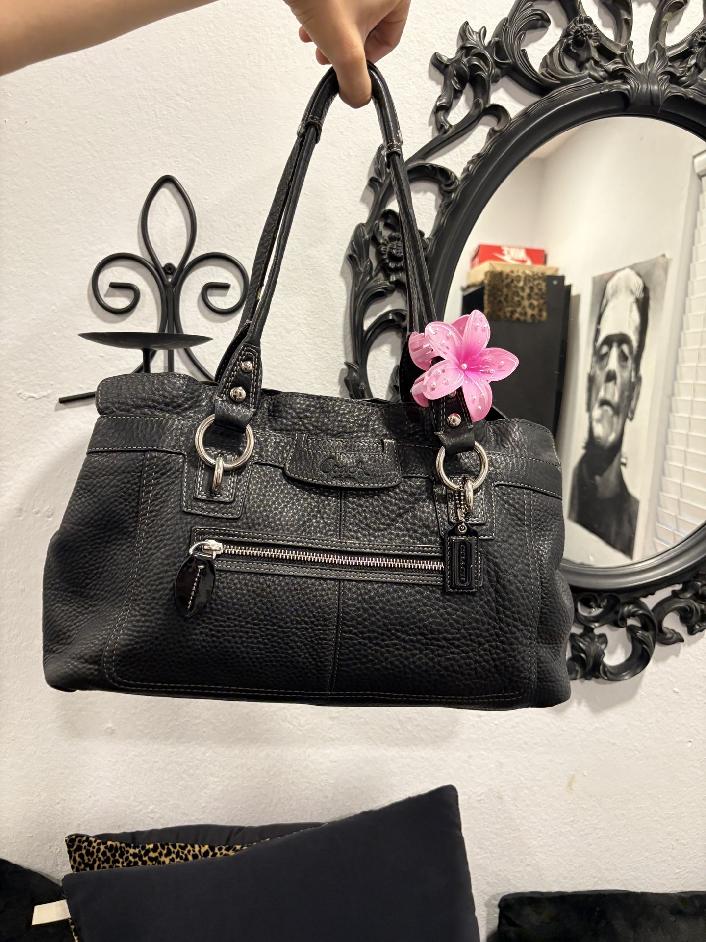 Coach Pebbled Leather Tote Bag