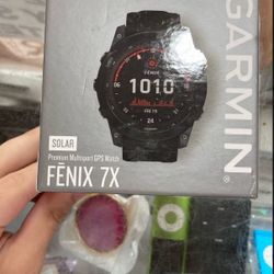 Garmin Fenix 7x Solar Premium Multi sport GPS Watch Slate Gray Brand New
