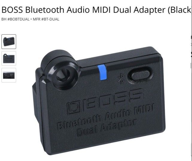 BOSS Bluetooth Audio MIDI Dual Adapter