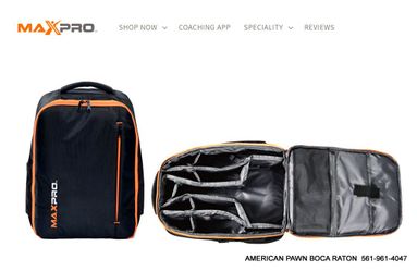 Maxpack Backpack custom travel backpack BRAND NEW 