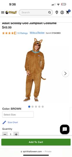 Scooby Doo Costume XL