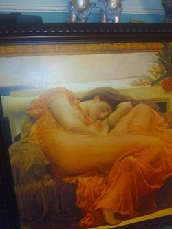 FLAMING JUNE by FREDERIC LEIGHTON