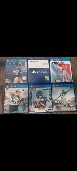 PlayStation 4 sports games $10 each