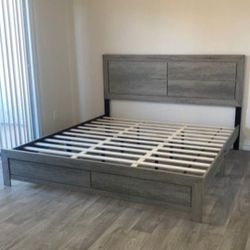 KING PLATFORM BED FRAME BRAND NEW 