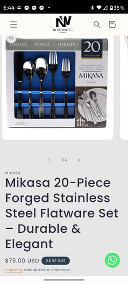 Mikasa 20-piece flatware
