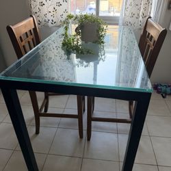 Bar Height Dining Table With Chairs 