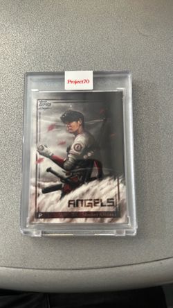 Shohei Ohtani 2021 Topps Project70 #491 by Chuck Styles – Factory Encased