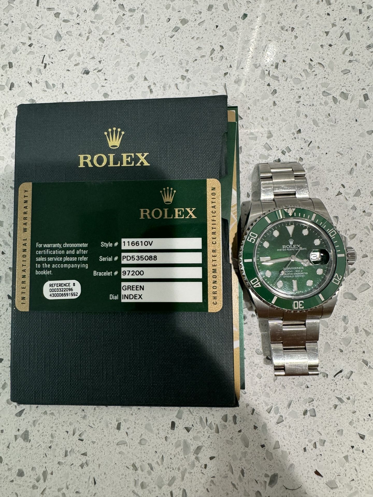 Rolex Submariner Hulk 