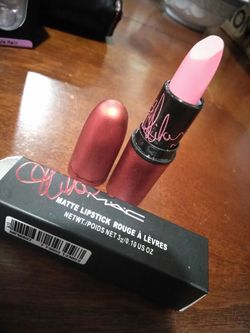 Cheers all around. Mac matte lipstick.