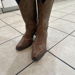 Leather Cowgirl Boots 